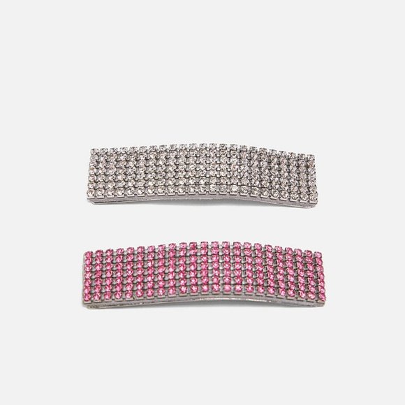 Zara pack of sparkling hair clips